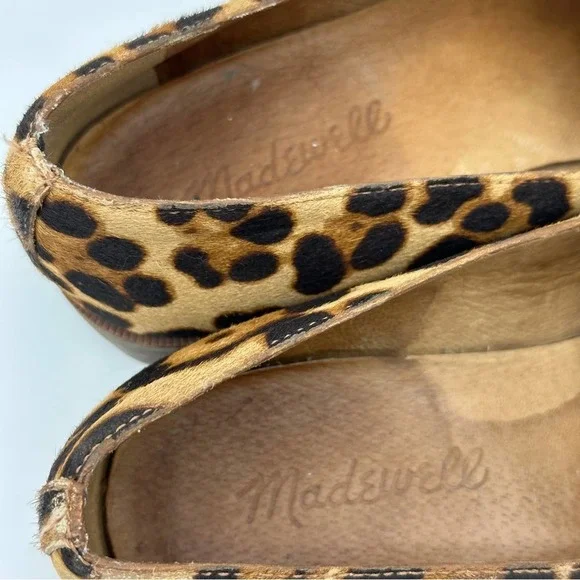 MADEWELL The Frances Loafer in Leopard Calf Hair